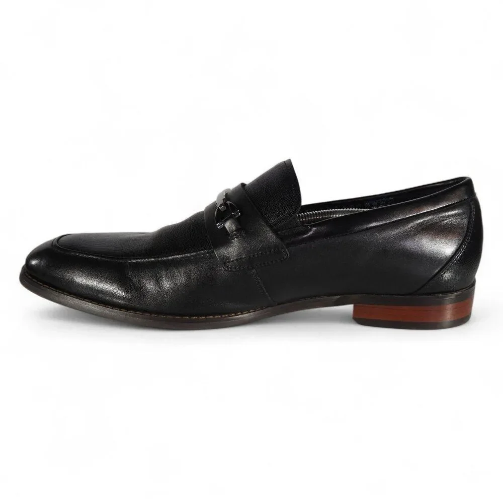 Stacy Adams Kaylor Leather Bit Slip-on Loafers‎ Men's 12M Black 25572-001